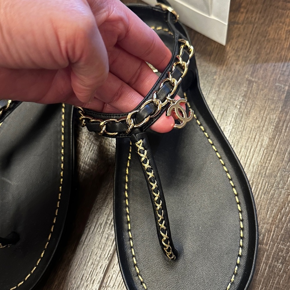 Chanel Thong Sandals - Picture 6 of 9